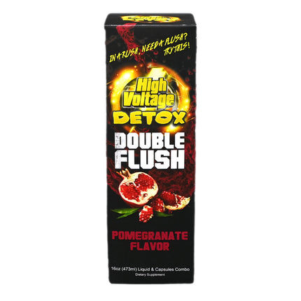 High Voltage Double Flush Detox - Pomegranate - 16oz