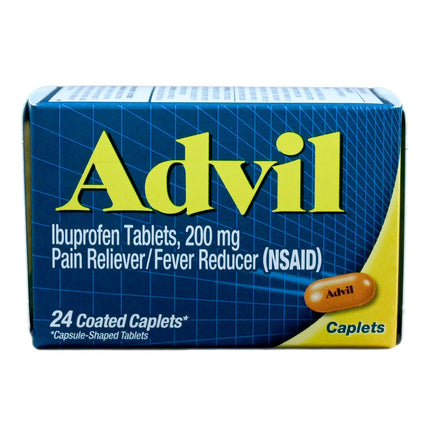 Advil Ibuprofen 200mg Caplets - 24ct