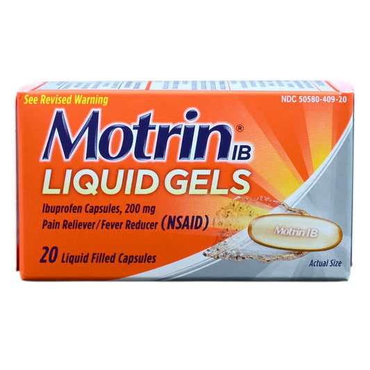 Motrin IB Ibuprofen Liquid Gels - 20ct