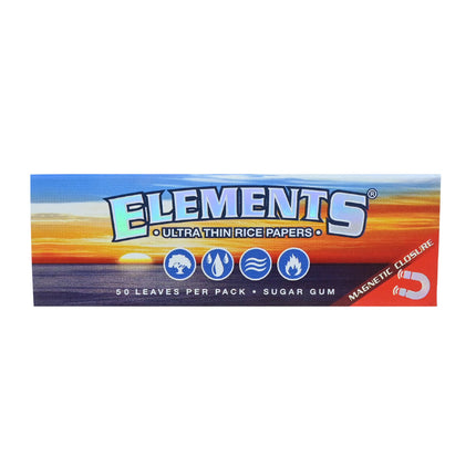 Elements Ultra Thin Rice 1 1/4 Rolling Papers - 50ct